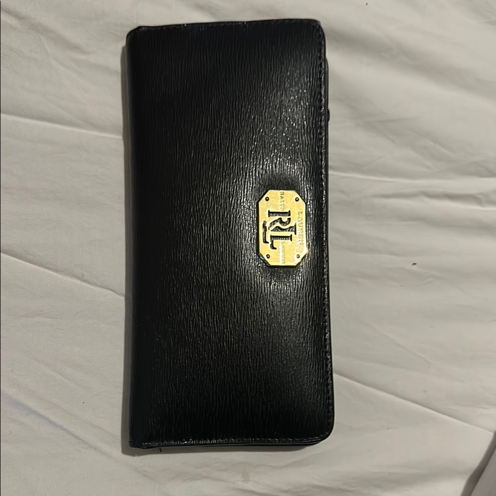 Ralph Lauren Wallet with Gold Logo